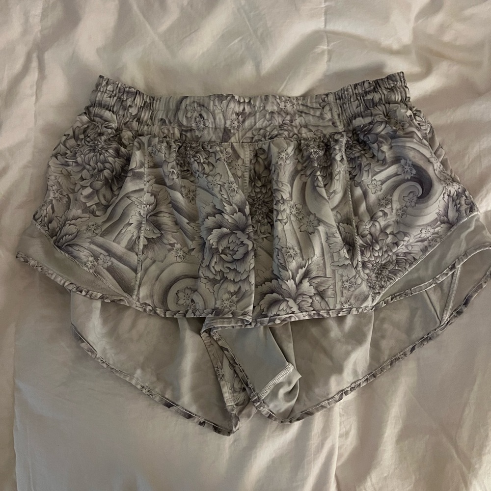 Floral Gray Women's Shorts